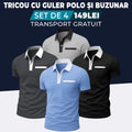 ANTRACIT - NEGRU - BLEU DESCHIS - GRI - BLEUMARIN - TRICOU CU GULER POLO ȘI BUZUNAR